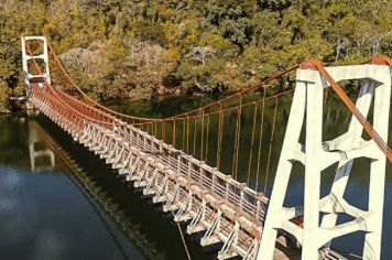 Foto - Ponte Pênsil Alves de Lima