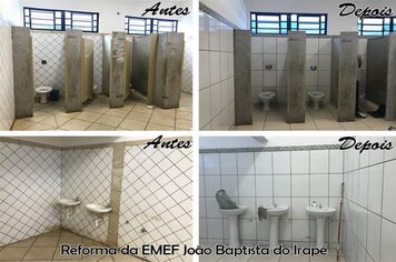 Reforma da EMEF João Baptista - Irapé