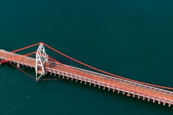 Foto - Ponte Pênsil Alves de Lima