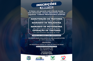 Cursos profissionalizantes gratuito!  