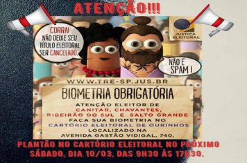 Biometria obrigatória